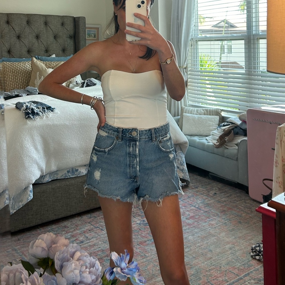 Zara Denim Shorts 4